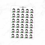 Wrapping Gifts Penguin Planner Stickers