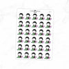 Wrapping Gifts Penguin Planner Stickers // #PS43