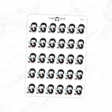 Makeup Penguin Planner Stickers