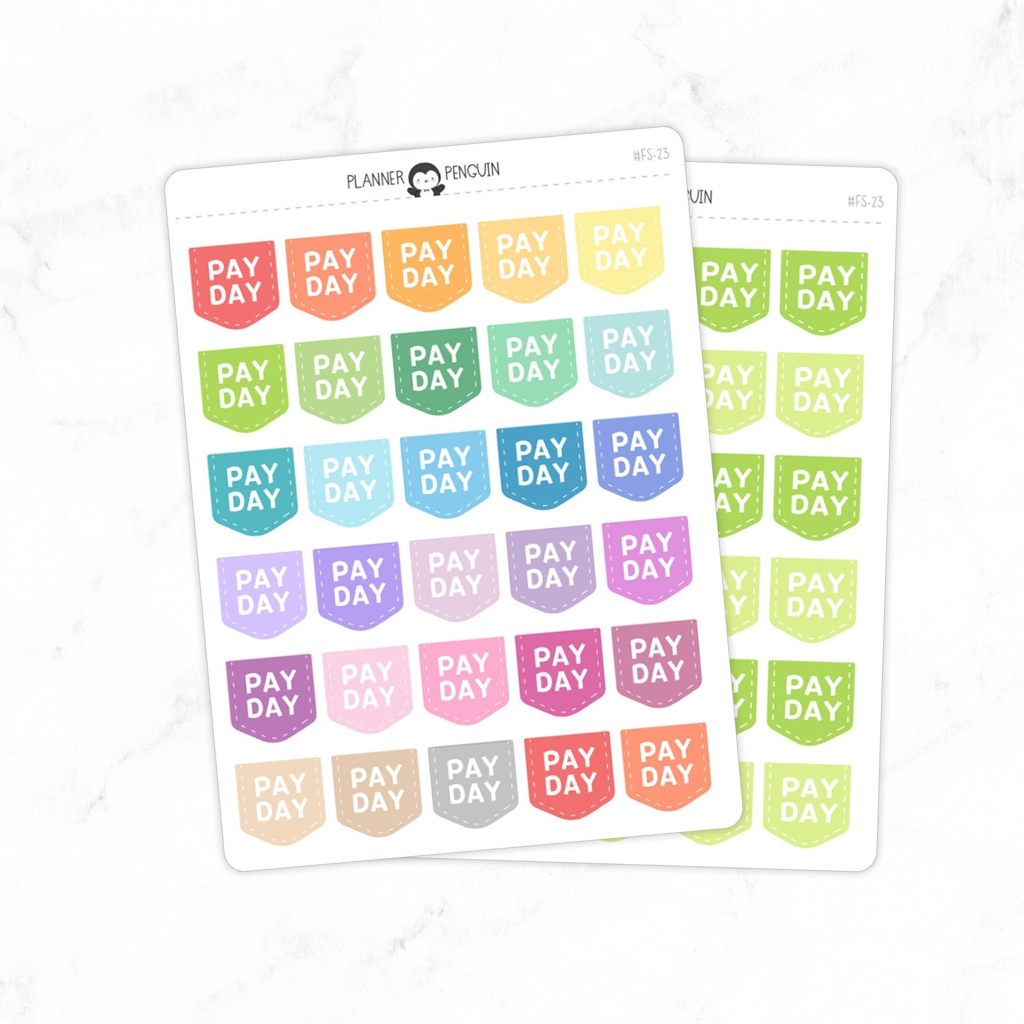 Pay Day Planner Stickers