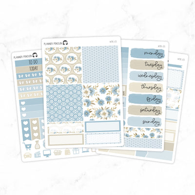 Shabby Roses Mini Weekly B6 Kit// #MK-03