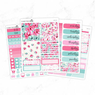 Summer Rose Mini Weekly B6 Kit// #MK-05