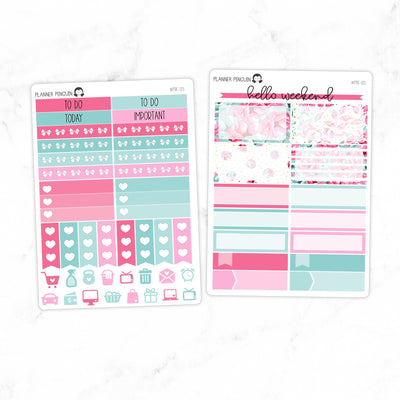 Summer Rose Mini Weekly B6 Kit// #MK-05