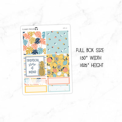 Tropical Mini Weekly B6 Kit// #MK-24