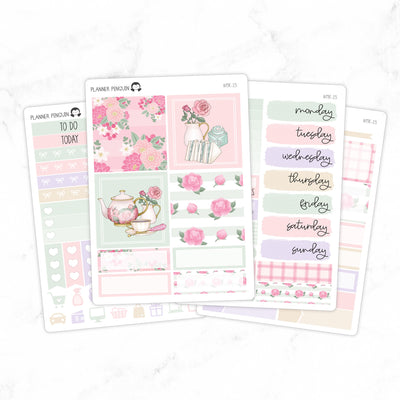 Tea Room Pastel Mini Weekly B6 Kit // #MK-23