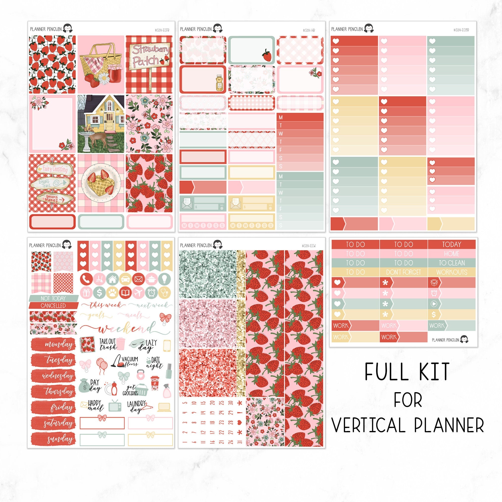 Strawberry Patch Full Weekly Kit