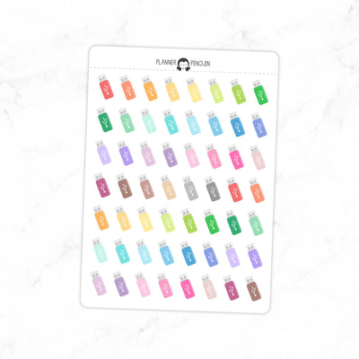 USB Flash Drive- Icon Planner Stickers// #IC-15