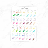 Doctor Nurse Hospital - Icon Planner Stickers