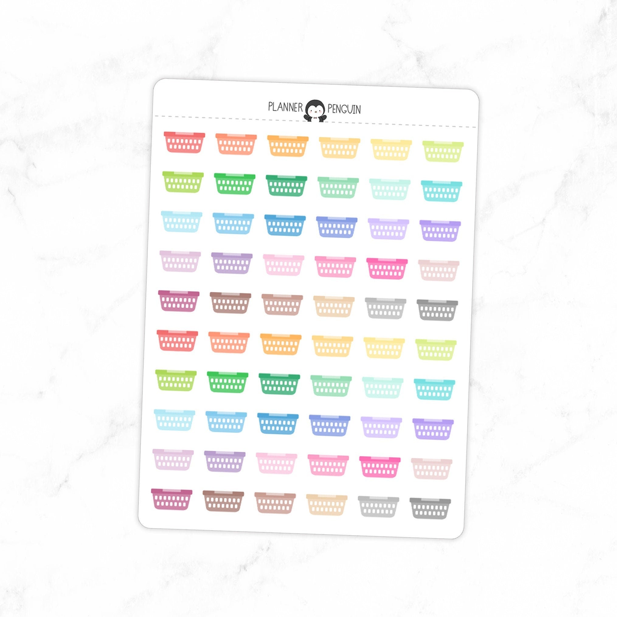 Laundry Hamper - Icon Planner Stickers