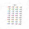 Meal Prep - Icon Icon Script Stickers // #TS-02