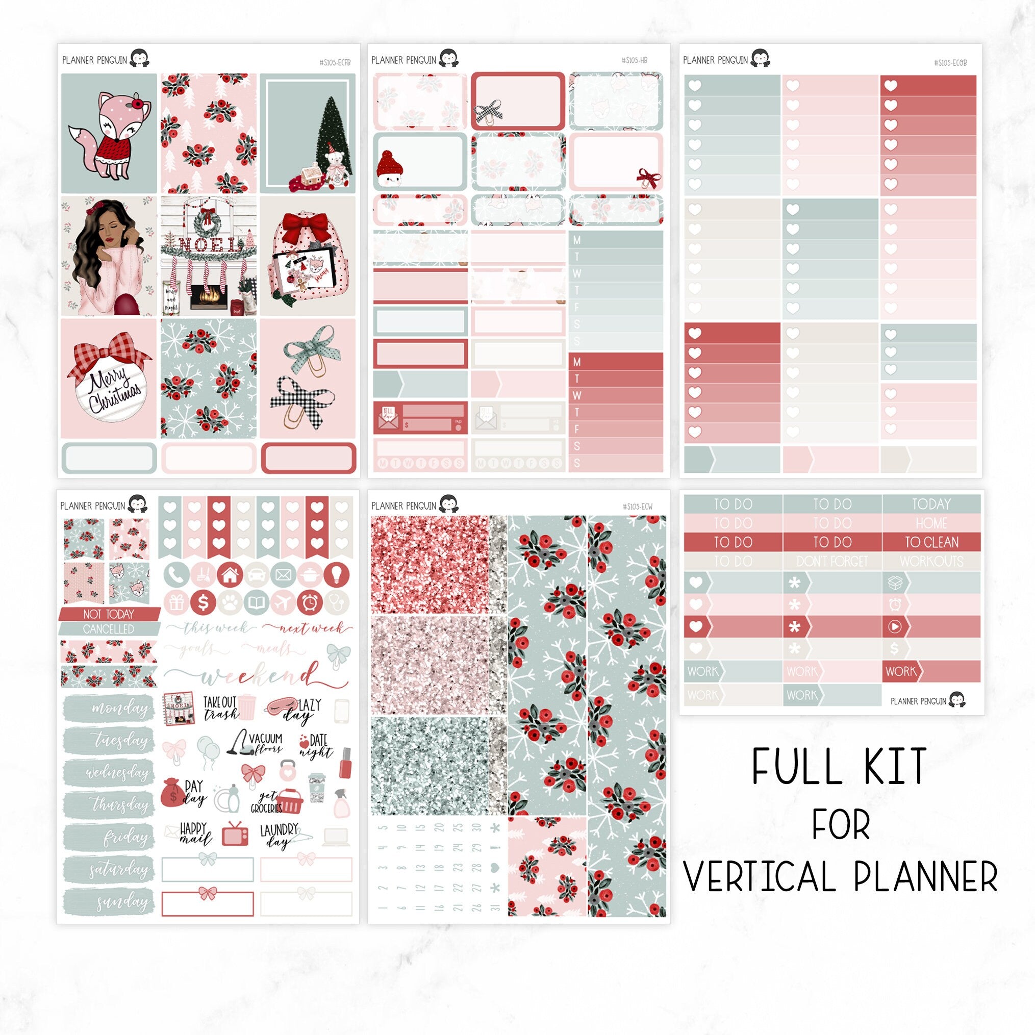 Noel Christmas Weekly Kit