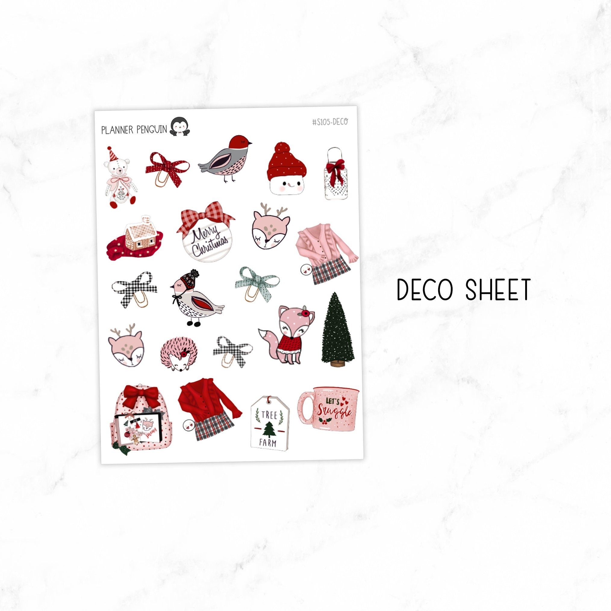 Noel Christmas Deco Stickers