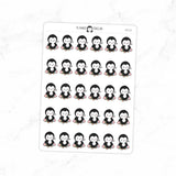 Shopping Penguin Planner Stickers