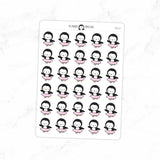 Dance Penguin Planner Stickers
