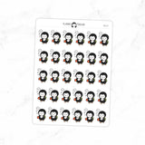 School Study Penguin Planner Stickers