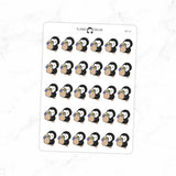 Laundry Penguin Planner Stickers