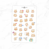 Cat Emoji Emoticon Planner Stickers
