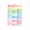 Work Box Label Planner Stickers // #HS-25