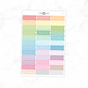 Dotted Flag Quarter Box Planner Stickers // #HS-29