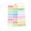 Homework school Label Planner Stickers // #HS-42