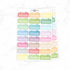 Assignment school stickers  Box Planner Stickers // #HS-41