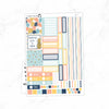 Tropical Hobonichi Cousin A5 Weekly Sticker Kit    // #HC-07