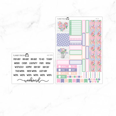 Blooms Hobonichi Cousin A5 Weekly Sticker Kit// #HC-04