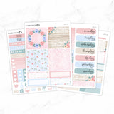 Lace and Floral Mini Weekly B6 Kit