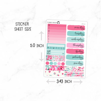 Summer Rose Mini Weekly B6 Kit// #MK-05