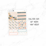 Navy and Blush Mini Weekly B6 Kit