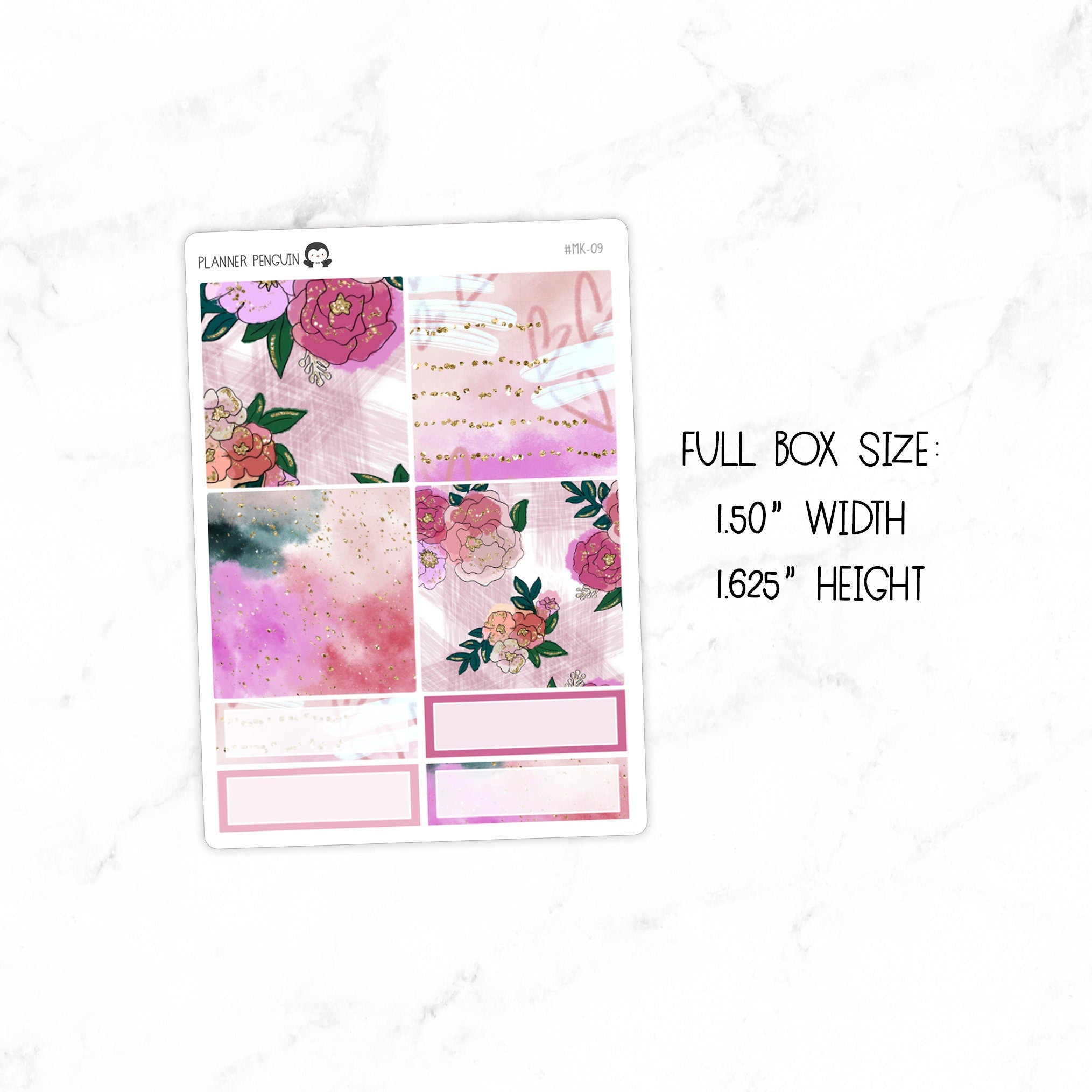 Watercolor Floral Mini Weekly B6 Kit