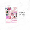 Watercolor Floral Mini Weekly B6 Kit // #MK-09