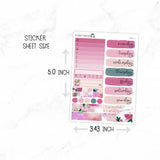 Watercolor Floral Mini Weekly B6 Kit