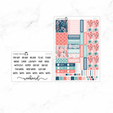 Summer Florals Hobonichi Cousin A5 Weekly Sticker Kit// #HC-08