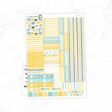Bumble Bee Hobonichi Cousin A5 Weekly Sticker Kit// #HC-09