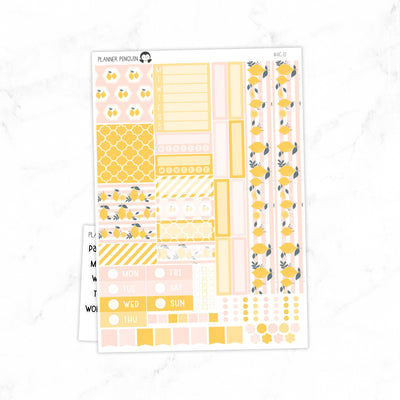 Pink Lemonade Hobonichi Cousin A5 Weekly Sticker Kit// #HC-12