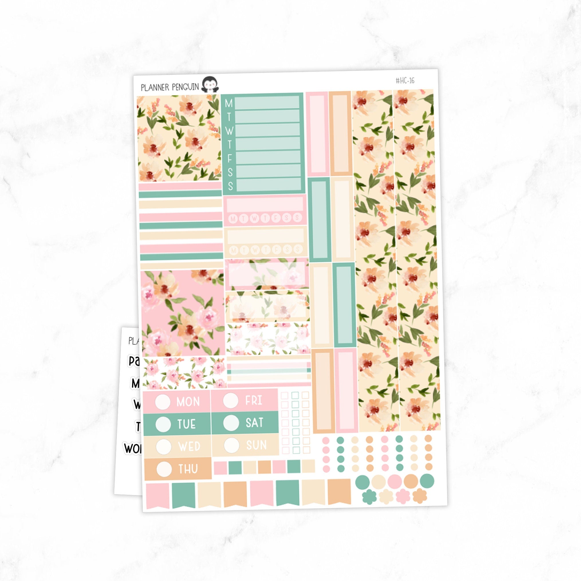 Grace Hobonichi Cousin A5 Weekly Sticker Kit // #HC-16