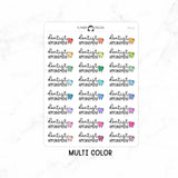 Dentist Appointment - Icon Script Stickers