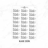 Dentist Appointment - Icon Script Stickers