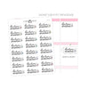 Doctor Appointment - Icon Script Stickers // #TS-21