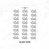 Lash Appointment - Icon Script Stickers