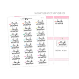 Lash Appointment - Icon Script Stickers