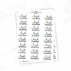 Lash Appointment - Icon Script Stickers // #TS-22