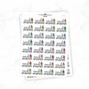 Nail Appointment - Icon Script Stickers // #TS-23