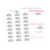 EyeBrow Appointment - Icon Script Stickers // #TS-24