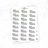 Hair Appointment - Icon Script Stickers