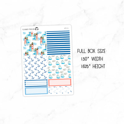 Nautical Mini Weekly B6 Kit// #MK-26
