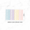 Hobonichi Cousin A5 Custom Date Cover Stickers // #HC-Custom