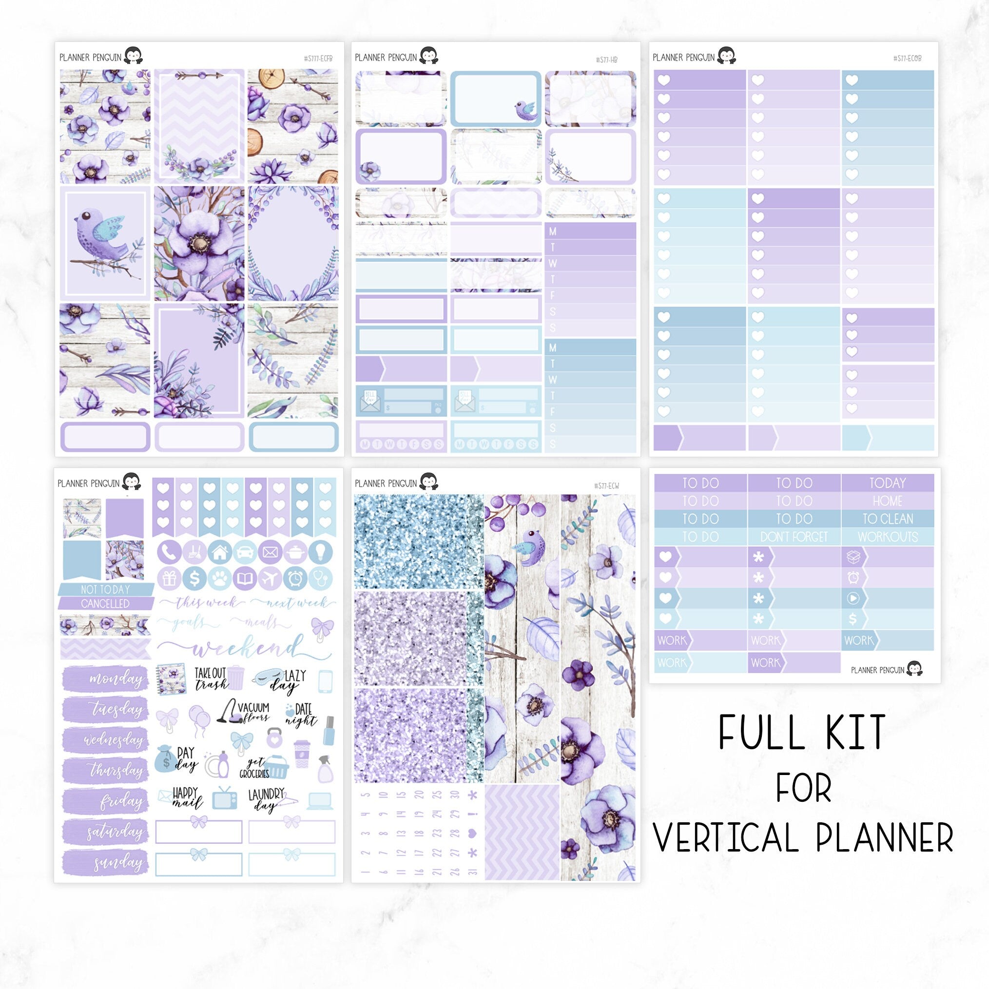 Frosty Floral Weekly Kit