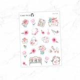 Spring Roses Deco Stickers